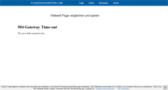 Desktop Screenshot of flugvergleichsportal.com